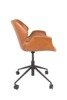 ZUIVER Nikki brown office chair