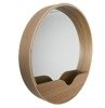 ZUIVER Round 40cm Brown Wall Mirror