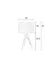 ZUIVER Tripod Table Lamp Black