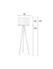 ZUIVER Tripod floor lamp black