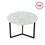 Stolik kawowy Igne Furniture MOON 60 cm biały