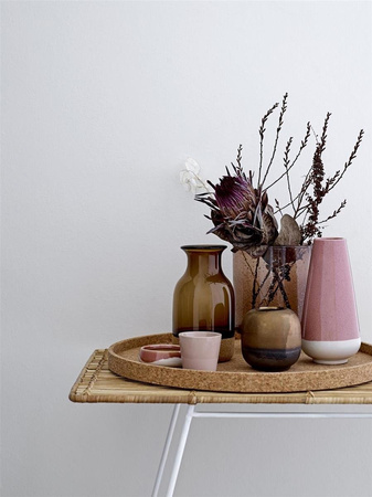 Set of 2 BLOOMINGVILLE Candlesticks Pink