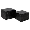 Coffee Table MOSS Unique black marble Marquina