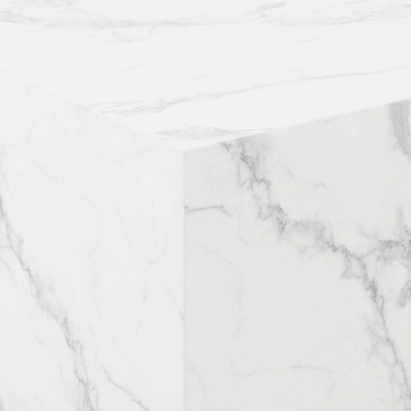 Coffee Table MOSS Unique white marble Carrara