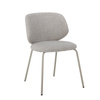 Ponte Dining Chair, Grey, Polyester