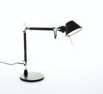 Lampa biurkowa Artemide Tolomeo Micro czarna