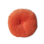 Round ripple cushion sienna (50x50cm)