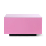 Stół lustrzany HKLIVING różowy rozmiar L