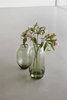 Set of 2 HÜBSCH GREEN vases