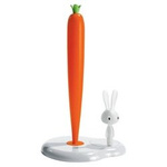 Uchwyt na papier Alessi Bunny & Carrot mały biały