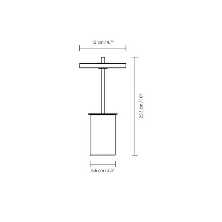 Przenośna lampa stołowa UMAGE ASTERIA MOVE MINI biała