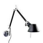 Lampa ścienna Artemide Tolomeo Micro czarna