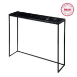 Konsola Igne Furniture FLEUR BLACK czarna