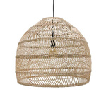 Lampa wisząca z wikliny HKLIVING WICKER naturalna rozmiar M