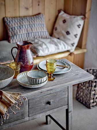 Talerz Głęboki Bloomingville FLEUR naturalny