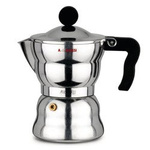 Kawiarka do espresso Alessi Moka średnia srebrna