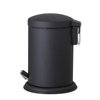 Loupi Dustbin, Black, Stainless Steel