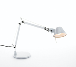 Lampa biurkowa Artemide Tolomeo Micro biała