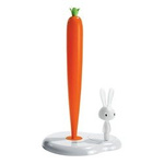 Uchwyt na papier Alessi Bunny & Carrot duży biały