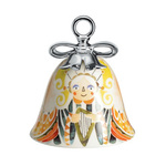 Bombka ALESSI Holy Family Angel wielokolorowa