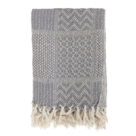 Rodion Throw, Grey, Recycled Cotton