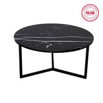 Stolik kawowy Igne Furniture BLACK MOON 80 cm czarny