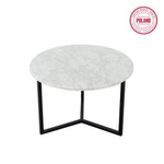 Stolik kawowy Igne Furniture MOON 40 cm biały