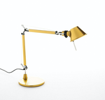 Lampa biurkowa Artemide Tolomeo Micro złota