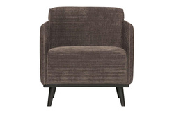 Fotel STATEMENT RIB taupe