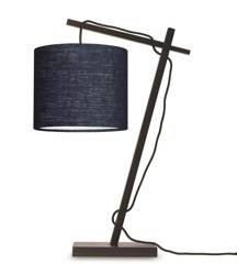 Lampa biurkowa czarna ANDES 18x15 granatowy