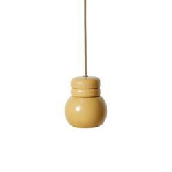 Lampa wisząca ceramiczna mustard