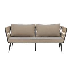 Sofa Bloomingville PAVONE brązowa