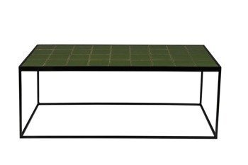 Stolik kawowy Zuiver GLAZED prostokątny zielony