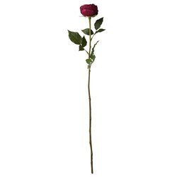 Sztuczna róża Lene Bjerre ciemnofioletowa