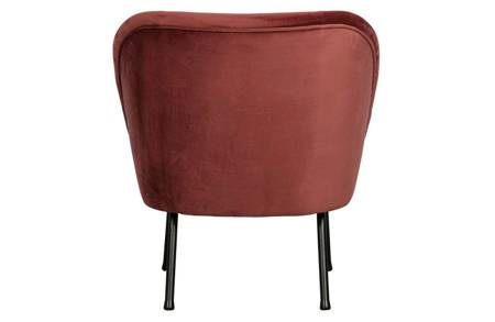 Fotel RODEO velvet chestnut