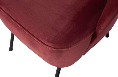 Fotel RODEO velvet chestnut