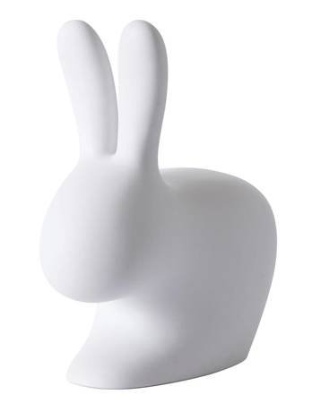 Krzesełko Qeeboo Rabbit Chair jasnoszare