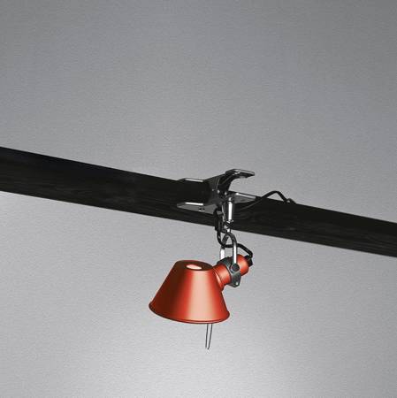 Lampa Artemide Tolomeo Pinza Micro czerwona