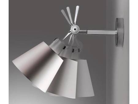 Lampa ścienna Artemide Tolomeo Parete 32 cm perłowa