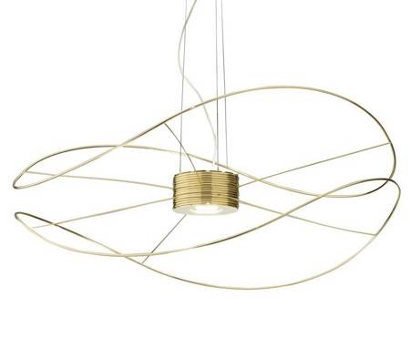 Lampa wisząca Axolight Hoops 2 złota