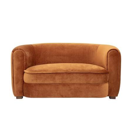 Sofa Bloomingville MALALA pomarańczowa