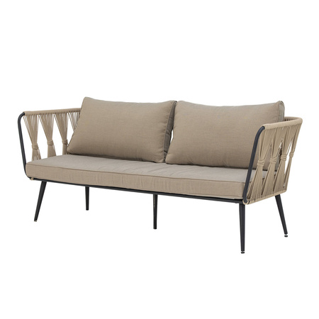 Sofa Bloomingville PAVONE FIRE-RESISTANT brązowa