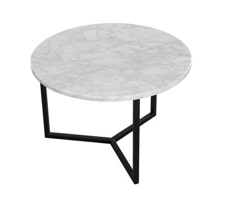 Stolik kawowy Igne Furniture MOON 40 cm biały