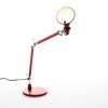 Lampa biurkowa Artemide Tolomeo Micro czerwona