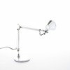 Lampa biurkowa Artemide Tolomeo Micro srebrna polerowana