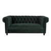 Sofa CHESTER VELVET ciemna zieleń